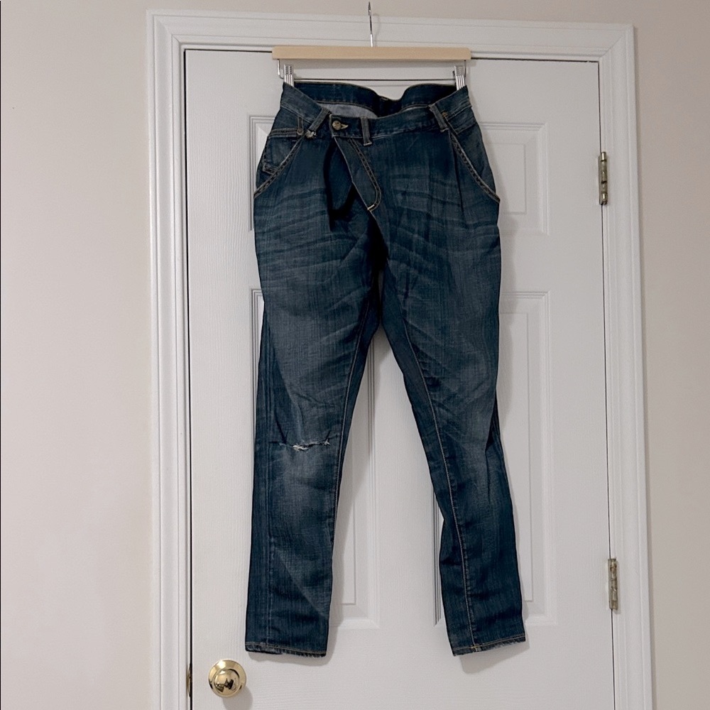 R13 Crossover Jeans, Blue, Size 27, Unisex, Rare